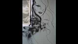 Live Fashion Illustration for Charity by Angela Porter