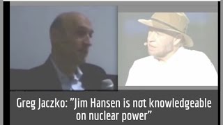 Jaczko: Hansen Doesn't Know Jack About Nuclear Power