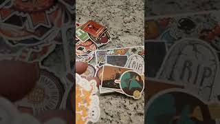 Halloween theme stickers