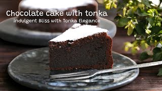 Chocolate Cake with Tonka | Gluten Free | Indulgent Bliss with Tonka Elegance