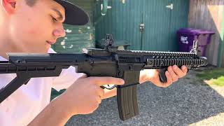 Crosman DPMS Full Auto BB Gun Blowback Action (Realistic, CO2)