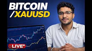 Live Crypto & Gold Analysis and trading || #btc #crypto #gold #forex @TradeFlowIndia