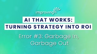 The Ten Error Types – Error #3: Garbage In, Garbage Out