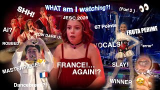 WHAT am I watching?! 😭(Part 2) - Parody + Memes | JESC 2025 (Live Show)