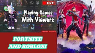 🔴LIVE Playing Roblox & Fortnite With Viewers! #shorts