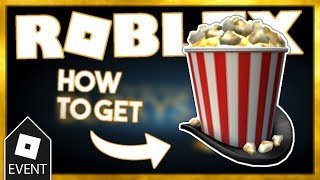 ROBLOX SHOWTIME BLOXY POPCORN HAT PROMO CODE 2019 [EXPIRED/INVALID]