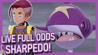 LIVE! FULL ODDS SHINY SHARPEDO at 6402 RAs! (Pokemon Shield: Isle of Armor) #ShinyThanosQuest
