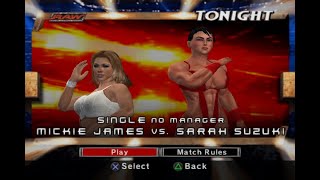 Round 1 Match 8 Sarah vs. Mickie James