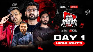 Gamerz Night Live | Week 1 Episode 1 | Highlights @lenovolegion #lenovolegion #youtubeindia #GNL