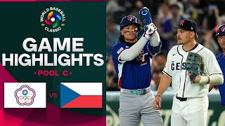 Chinese Taipei vs. Czechia 2026 World Baseball Classic | Game Highlights
