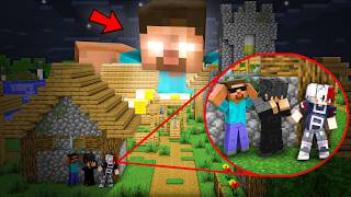 HEROBRINE Attacked Our World In Minecraft!! 😱 Ft. @junkeyy