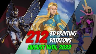 3D Printing Patreon Preview  | August 14th, 2022