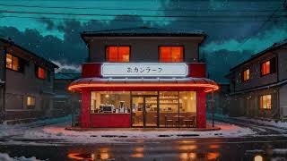 Cozy Japanese Winter Café – Lofi Jazz Music for Study, Relax & Work