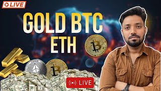 LIVE 🔴 Gold & Crypto Trading | Real Market Moves Explained | 18/02/2026