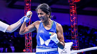 Nitu Ghanghas becomes WORLD Champion at the 2023 IBA Women's World Boxing Championships in New Delhi