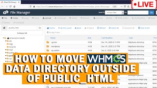 [🔴LIVE] How to move WHMCS data directory outside of public_html?