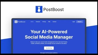 PostBoost Lifetime Deal: AI-Powered Post Creation & Multi-Platform Scheduling Made Easy!