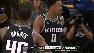 WARRIORS VS KINGS GAME 4 HIGHLIGHTS INSANE FINAL QUARTER OF PLAYOFFS