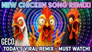 j geco chicken song techno remix rooster coffin dance #chickensong #coffindance
