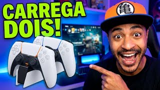 PS5 Charging Base Charges Two DualSense Controllers at Once!