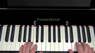 How to Play Little Things - One Direction Piano Tutorial