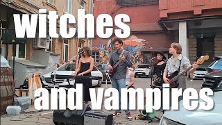 forest and vampires