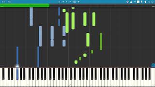 Ben Folds - I'm Not The Man - Synthesia Piano Tutorial