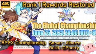 GM Makes it right! Rank 1 Rewards Properly Delivered in Ragnarok Back to Glory
