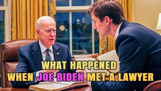 The meeting between Joe Biden and an unknown lawyer reminded him of his youth!