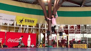 2019.07.21 ギボンカップ2019岩手大会 ジュニア決勝戦 岡澤恋 スラックライン