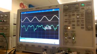 Laser Interferometer - Double Frequency Waveform Response