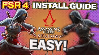 How To Install FSR 4 Mod In Assassin's Creed Shadows With DLSS Input