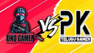 UNQ Gamer VS PK Telugu Gamer ||   UNQ Squad Killing PK Telugu Gamer Squad