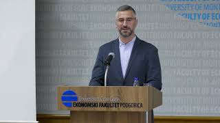 Obraćanje prodekana docent dr Jovana Đuraškovića na Svečanom prijemu studenata generacije 22/23