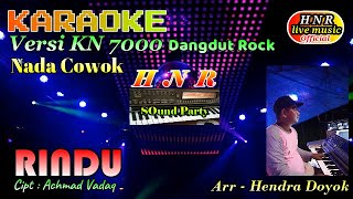 KARAOKE RINDU NADA COWOK VERSI KN 7000 DANGDUT ROCK