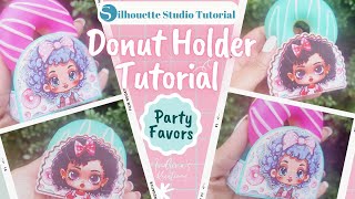 Level up your crafting skills with this Silhouette Studio donut holder tutorial