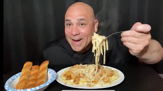 Come Have Dinner With Me #chickenalfredo #tiktokrecipe