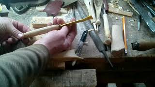 How To Carve a Bone Handled Knife in Relief