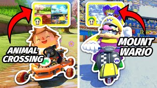 How strong is the HOME TRACK advantage in Mario Kart 8 Deluxe?