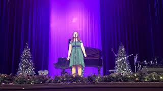 Daniela Peña- CMC Winter Recital 2023 - Voice - What Christmas Means to Me by Gordy