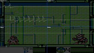 Mega Man III Boss theme 1 oscilloscope deconstruction 