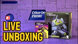LIVE UNBOXING Transformers Magic Square MS-03 Heavy Gunner #transformers #livestream  #cyberon