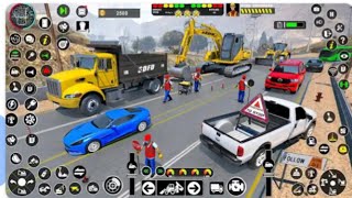 🚧 Real City Road Construction Gameplay | Excavator, Dumper & Trucks Simulator 3D 