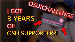 takoz53 | osu!challenge: I WON 3 1/2 YEARS OF OSU SUPPORTER?!