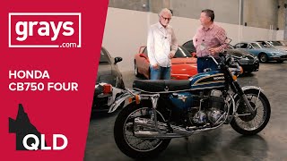 Rian and Terry take a look at a Honda CB750 Four that just came in - QLD