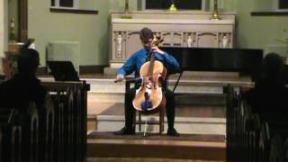 Bach Cello Suite 6 Prelude, Roric Cunningham