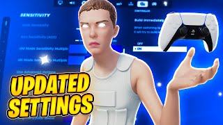 *NEW* BEST Chapter 5 Season 2 Fortnite Controller Settings! (PS5/XBOX/PC)