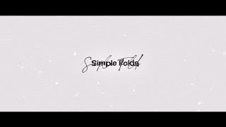 🌸 Simple Folds - Patterns / hanami