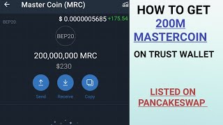 Free Trust Wallet Airdrop; How To Get 200,000,000 MasterCoin On Trust Wallet