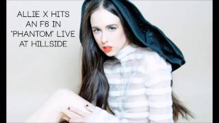 Allie X Hits an F6 in "Phantom" live at Hillside